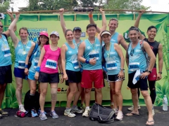 Participating in the Keppel Water Challenge Run