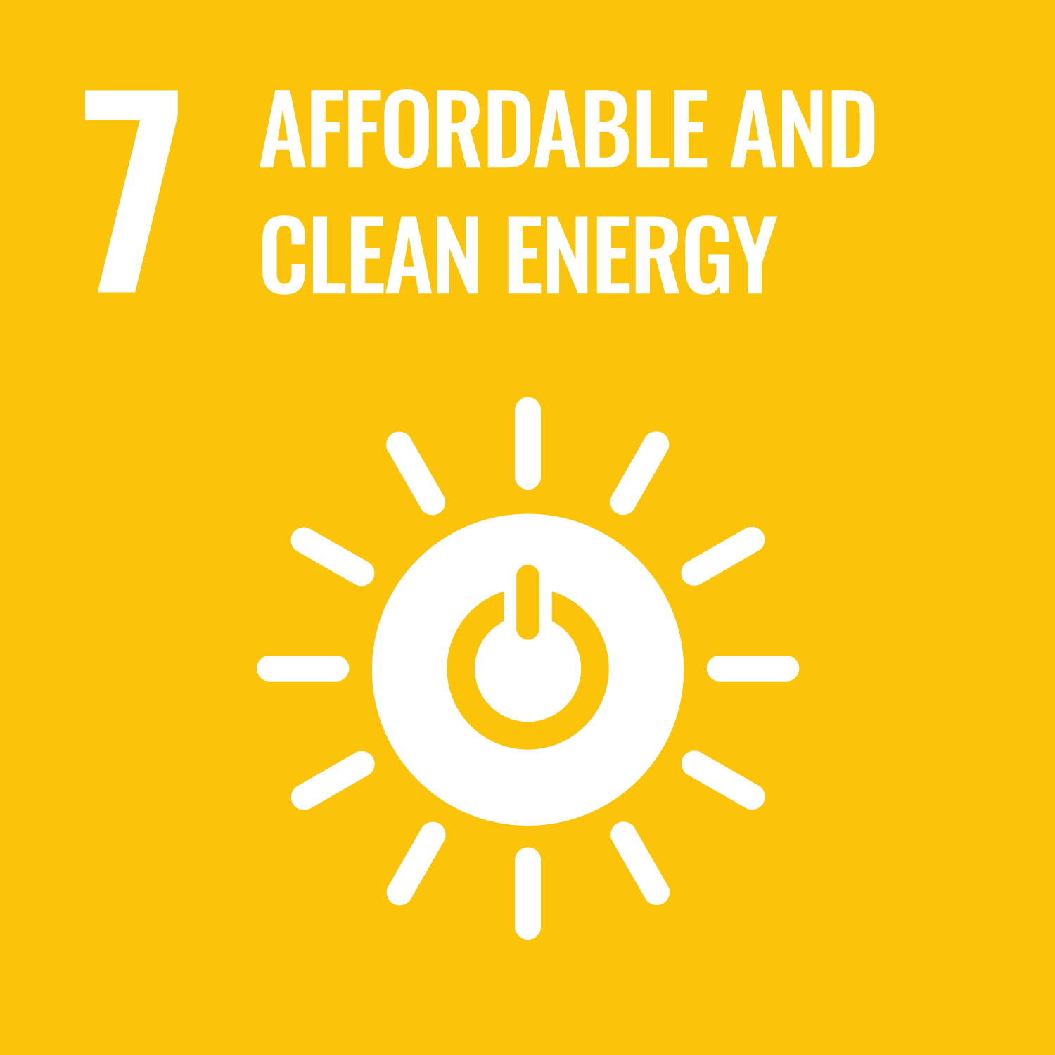 SDG Affordable & Clean Energy Icon