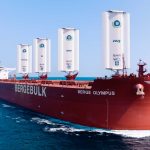 Berge Olympus, the World's most powerful sailing cargo ship